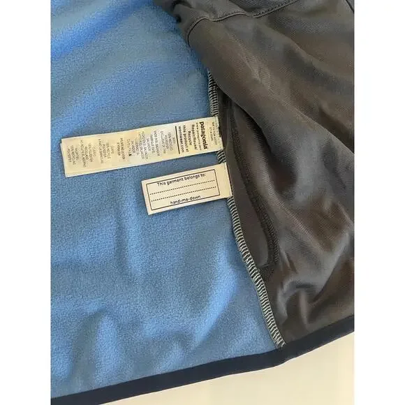 Patagonia $70 Kids' Micro Snap-T Fleece Jacket Blue Bird XL(14)